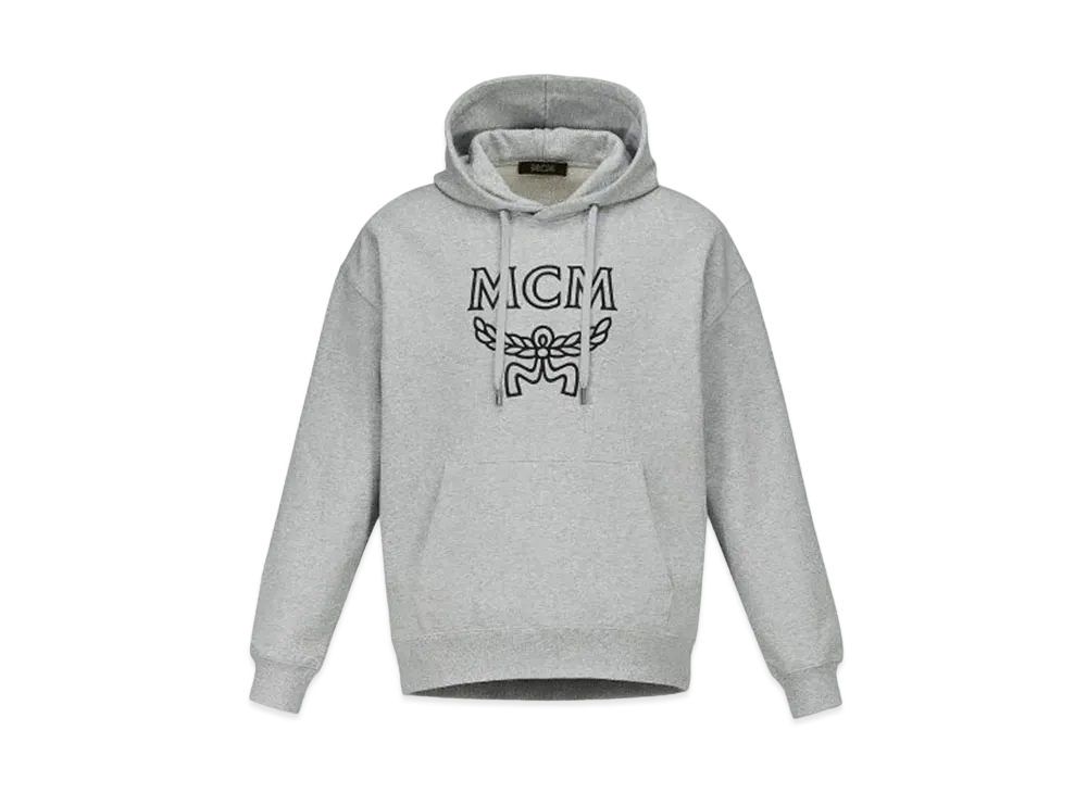 MCM Classic Logo Hoodie In Organic Cotton "Grey"