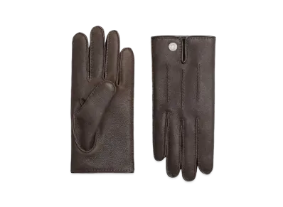 Hermes Clou de Selle II Gloves "Moka"