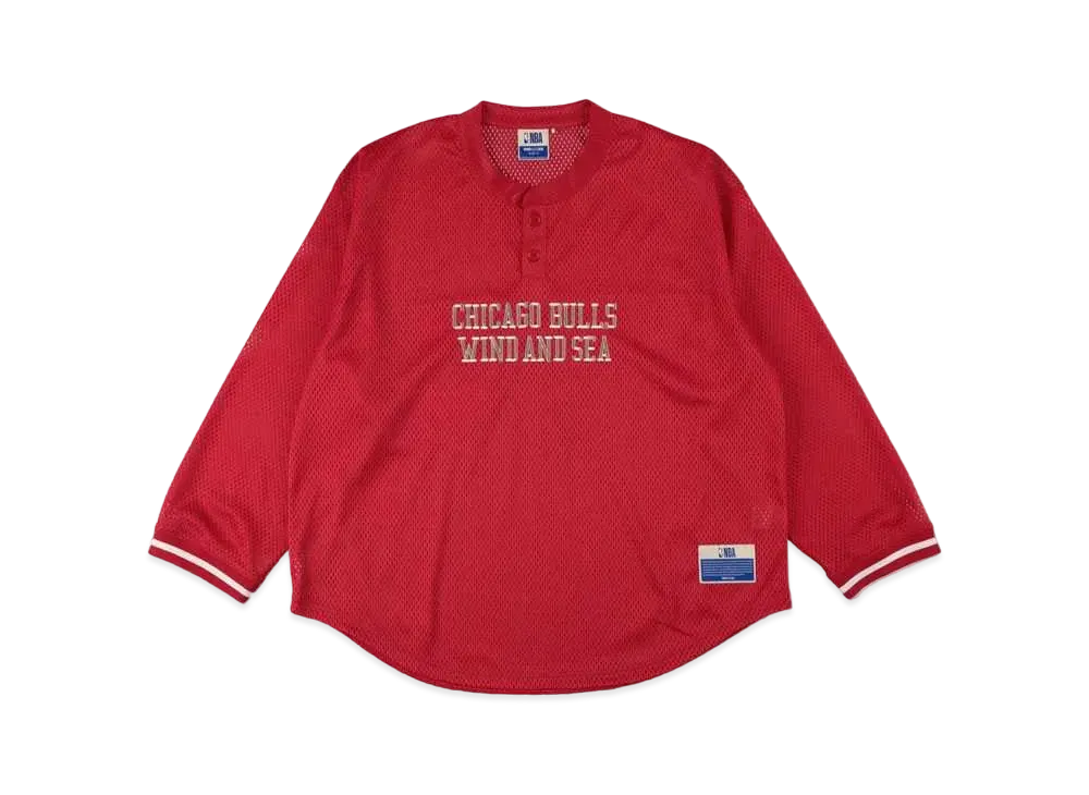 WIND AND SEA x NBA Mesh Long Sleeve (Chicago Bulls) "CHI"