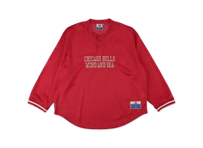 WIND AND SEA x NBA Mesh Long Sleeve (Chicago Bulls) "CHI"