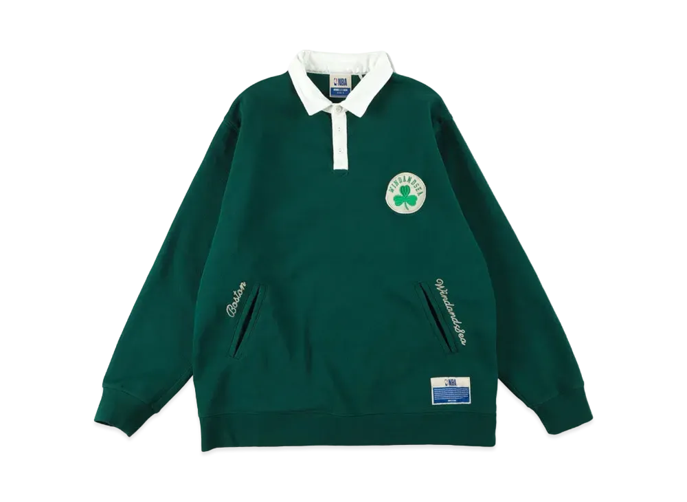 WIND AND SEA x NBA Polo Sweat (Boston Celtics) "BOS"