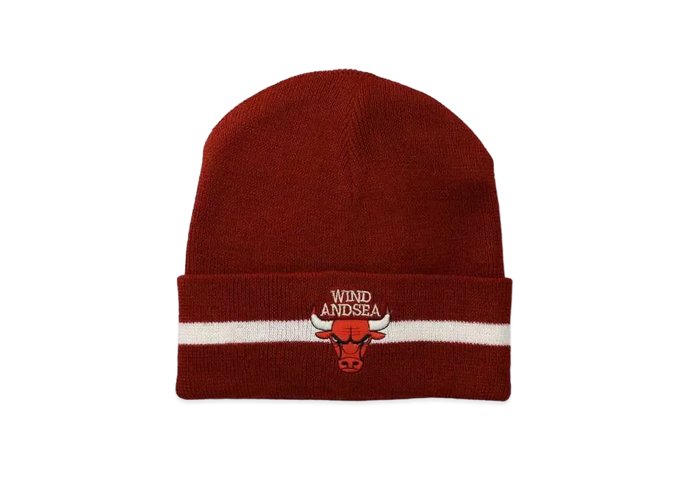 WIND AND SEA x NBA Cotton Knit Beanie (Chicago Bulls) "CHI"