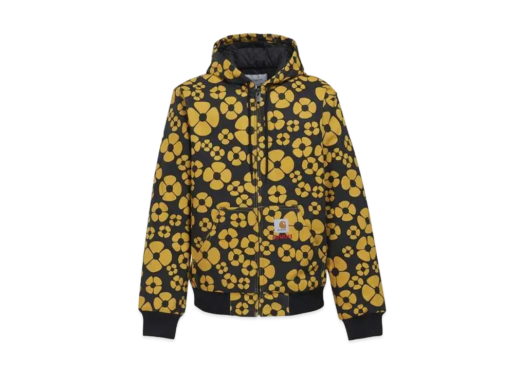 Marni x Carhartt WIP Yellow Long-Sleeved Floral Lacket "Sunflower"