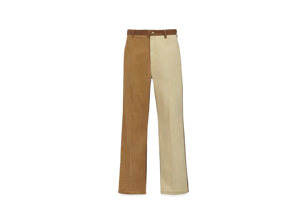 Marni x Carhartt WIP Brown Colour-Block Trousers "Tobacco"