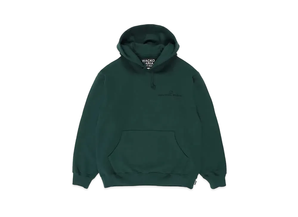 WACKO MARIA Jean-Michel Basquiat / Heavy Weight Hooded Sweat Shirt "Green"