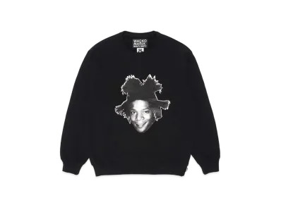 WACKO MARIA Jean-Michel Basquiat / Heavy Weight Sweat Shirt "Black"