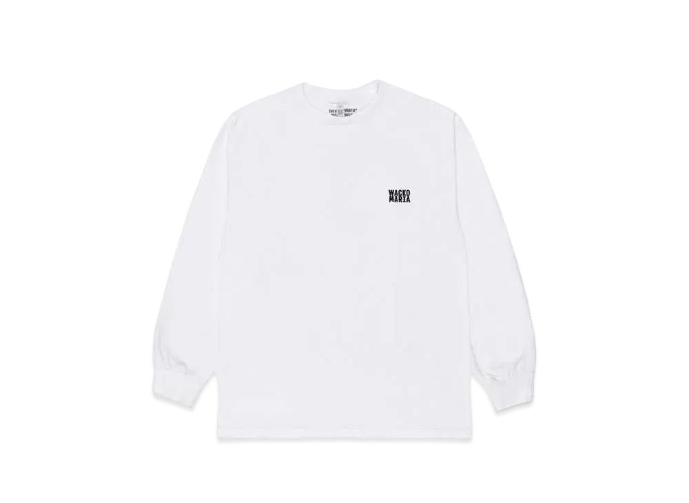 WACKO MARIA Long Sleeve T-shirt "White"