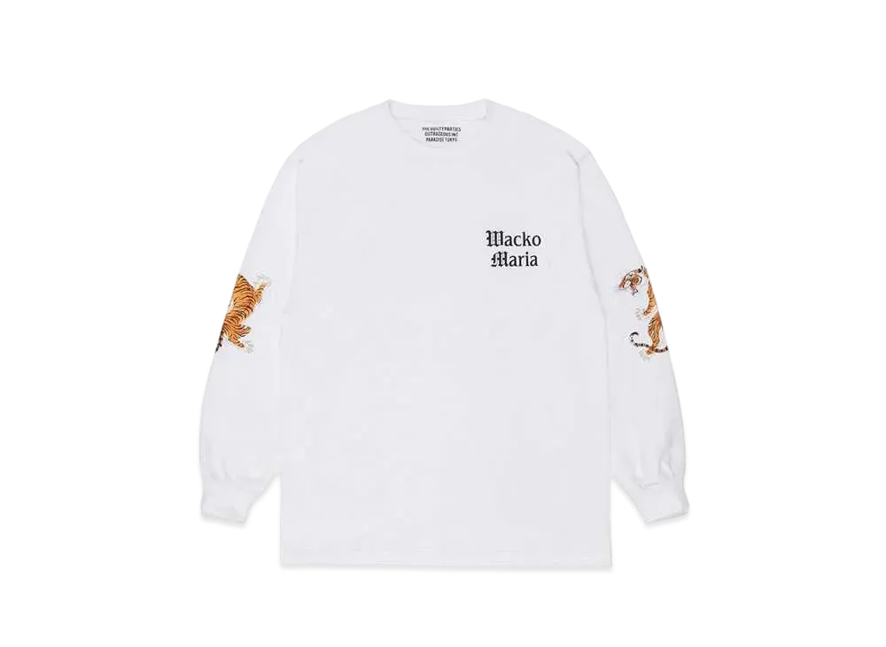 WACKO MARIA Tim Lehi / Long Sleeve T-shirt "White"