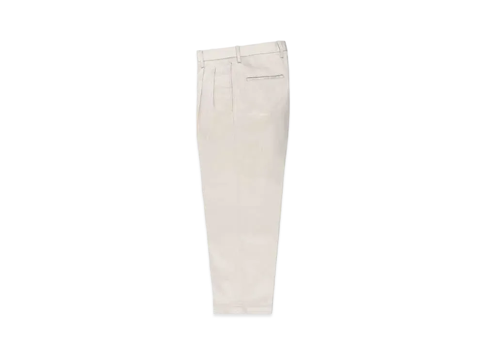 WACKO MARIA Double Pleated Chino Trousers "White"