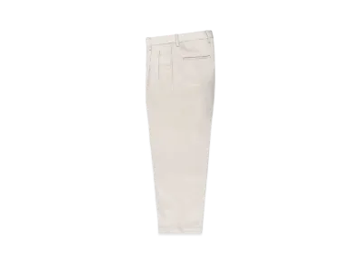 WACKO MARIA Double Pleated Chino Trousers "White"