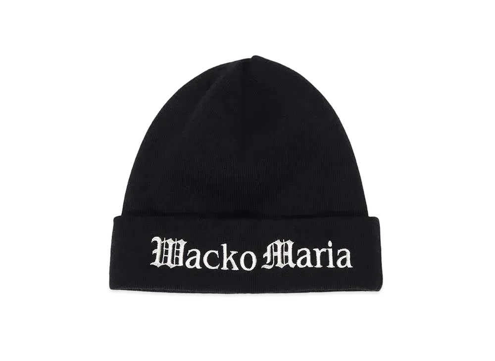 WACKO MARIA Knit Watch Cap "Black"