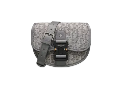 Dior Mini Gallop Bag With Strap Dior Oblique Jacquard "Ruthenium"