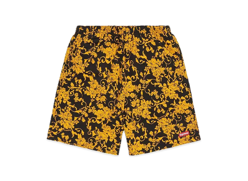 Supreme Nylon Water Short "Black Floral"