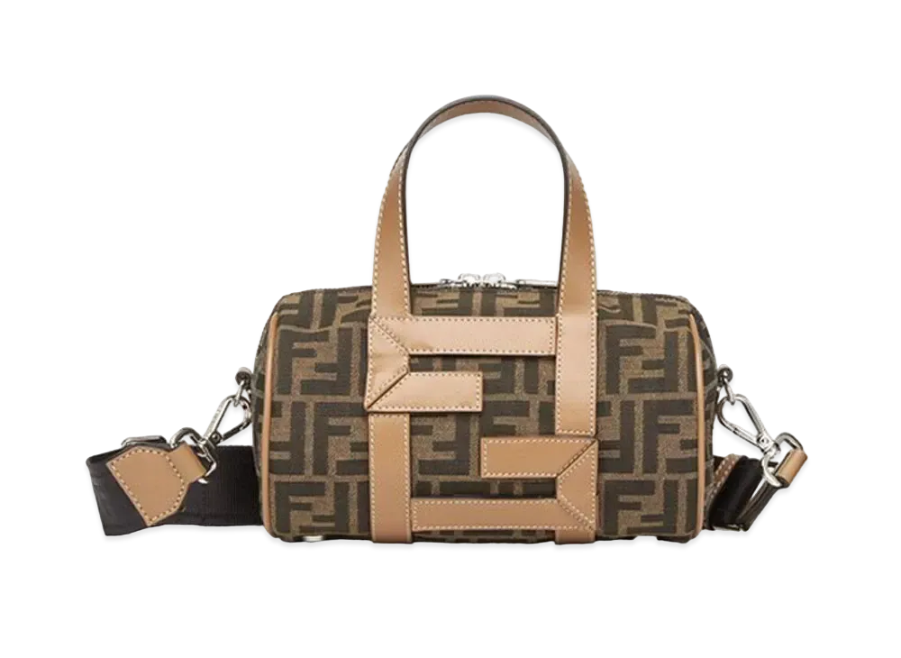 FENDI FF Fabric Mini Bag "Brown"