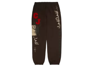 Travis Scott Cactus Jack CJ FLARE SWEATPANTS "Dark Brown"