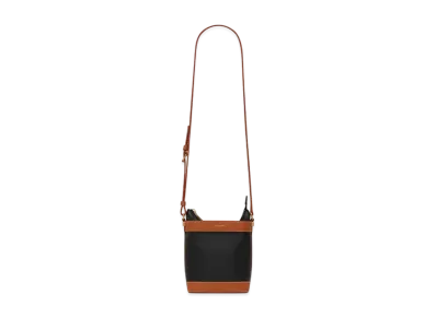 Saint Laurent APHILE Bucket Crossbody Pouch In Smooht Leather "Black/Date"