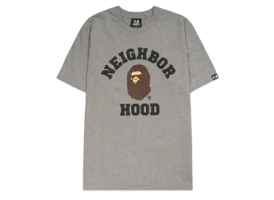 A BATHING APE x NEIGHBORHOOD Tee "Gray"