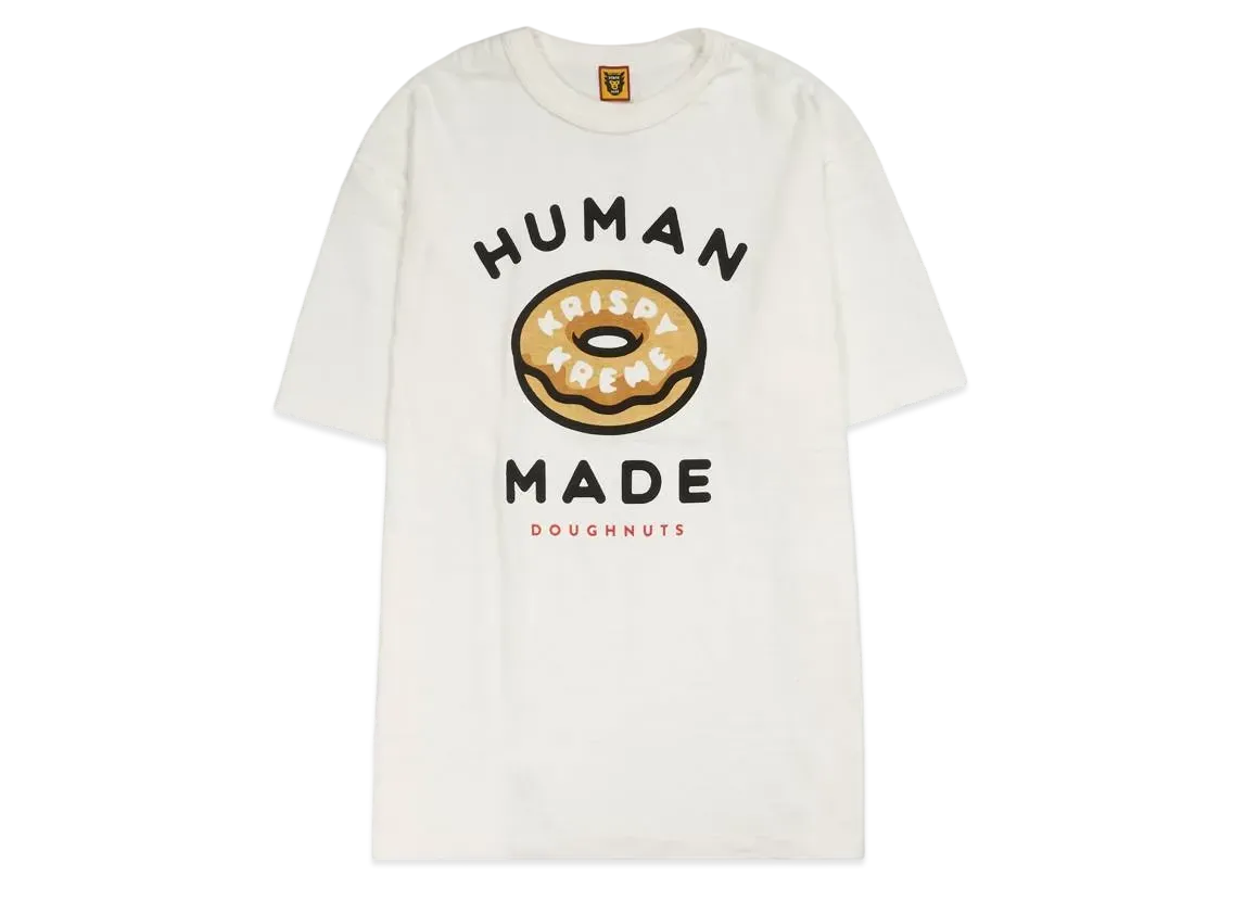 HUMAN MADE x Krispy Kreme Doughnuts Graphic T-Shirt "White"