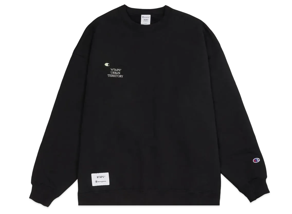 Wtaps x Champion Academy Crew Neck "Black"