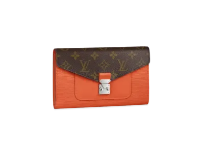 Louis Vuitton Marie Rose Wallet Monogram Epi Leather "Piment"
