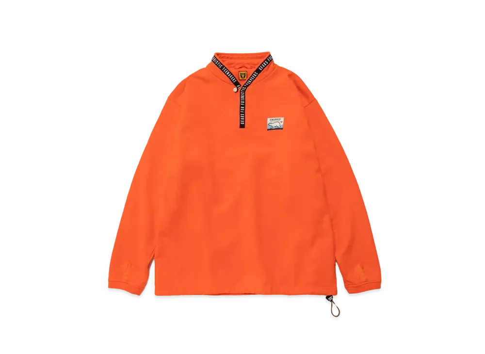 HUMAN MADE Stand Collar Sweatshirt "Orange"