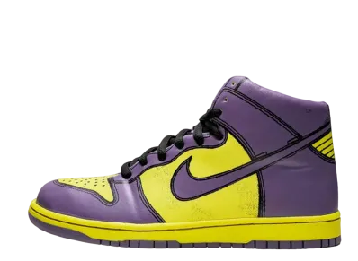 ナイキ ダンク ハイ 1 ピース プレミアム "イエロー パープル"