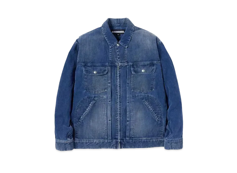 NEIGHBORHOOD Washed Corduroy Jacket "Navy"