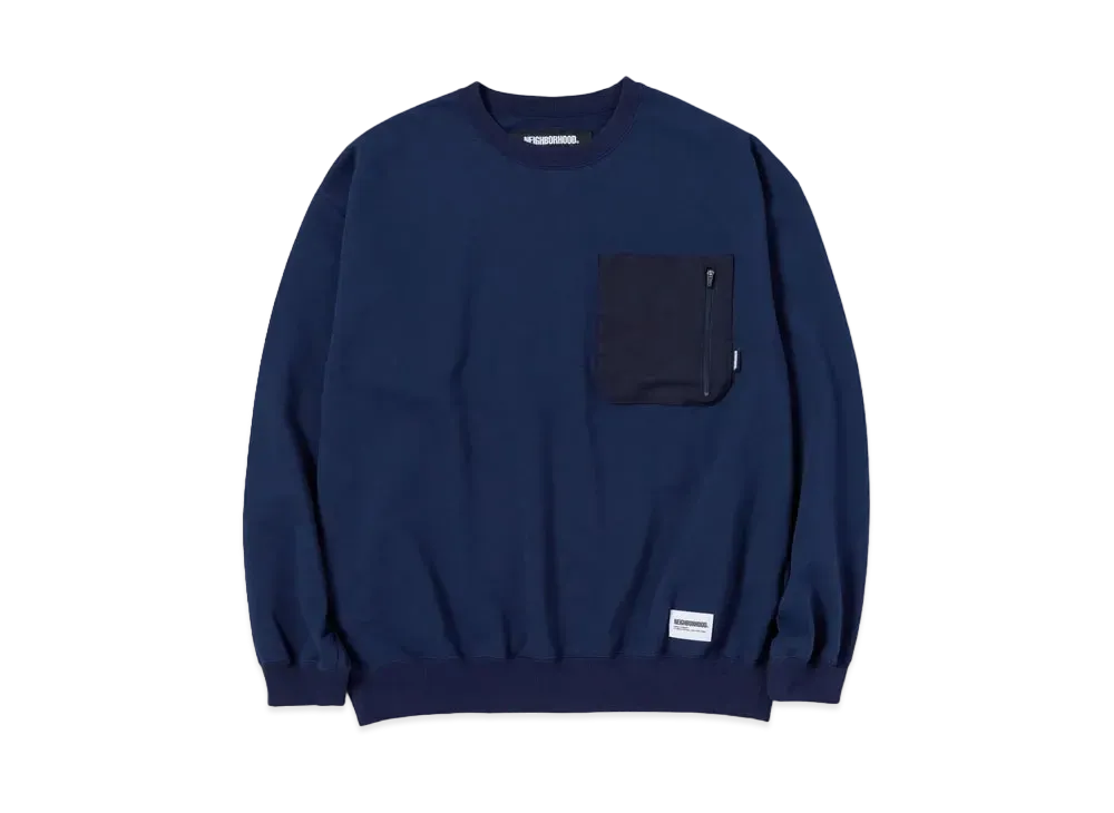NEIGHBORHOOD Design Sweatshirt LS-3 "Navy"