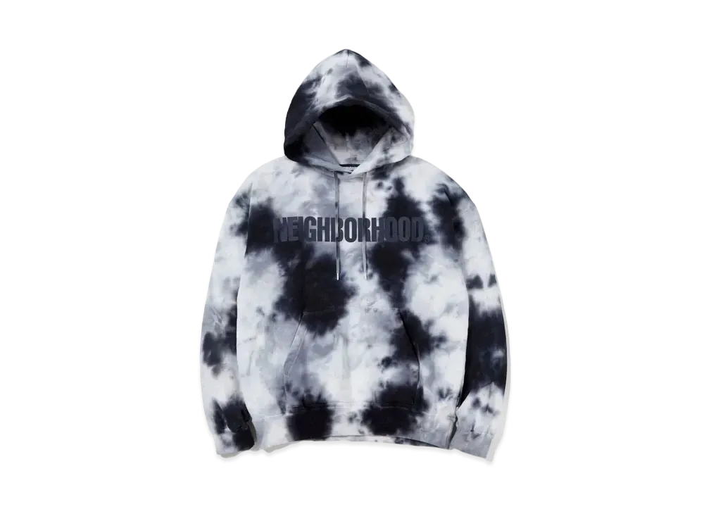NEIGHBORHOOD Tie-Dye Sweatparka LS "Black"