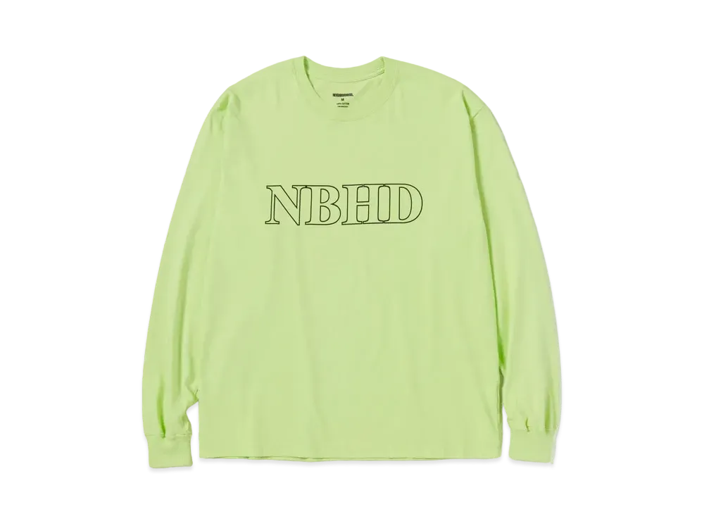 NEIGHBORHOOD NH . Tee LS-4 "Neon Green"