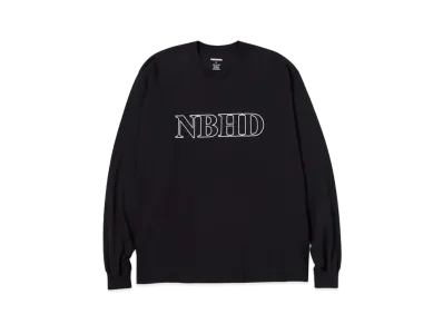 NEIGHBORHOOD NH . Tee LS-4 "Black"