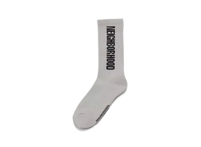 NEIGHBORHOOD CI Logo Socks "Gray"