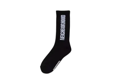 NEIGHBORHOOD CI Logo Socks "Black"