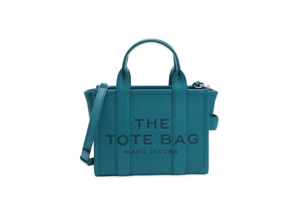 Marc Jacobs The Leather Tote Bag Mini "Harbor Blue"