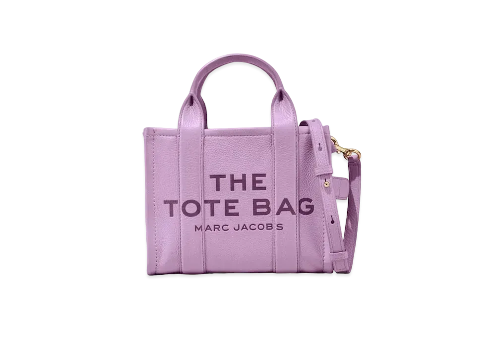 Marc Jacobs The Leather Tote Bag Mini "Regal Orchid"