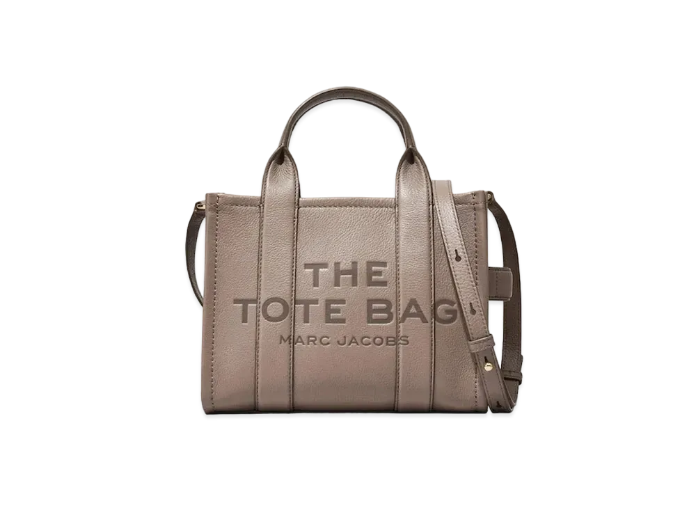 Marc Jacobs The Leather Tote Bag Mini "Cement"