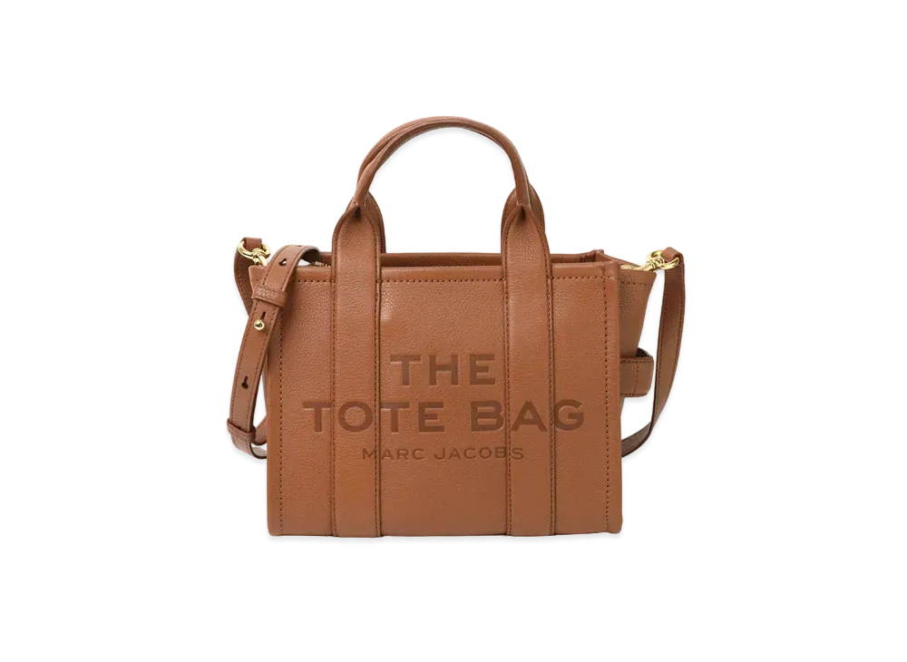 Marc Jacobs The Leather Mini Tote Bag "Argan Oil"