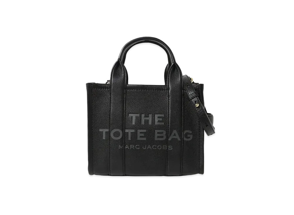 Marc Jacobs The Leather Mini Tote Bag "Black"