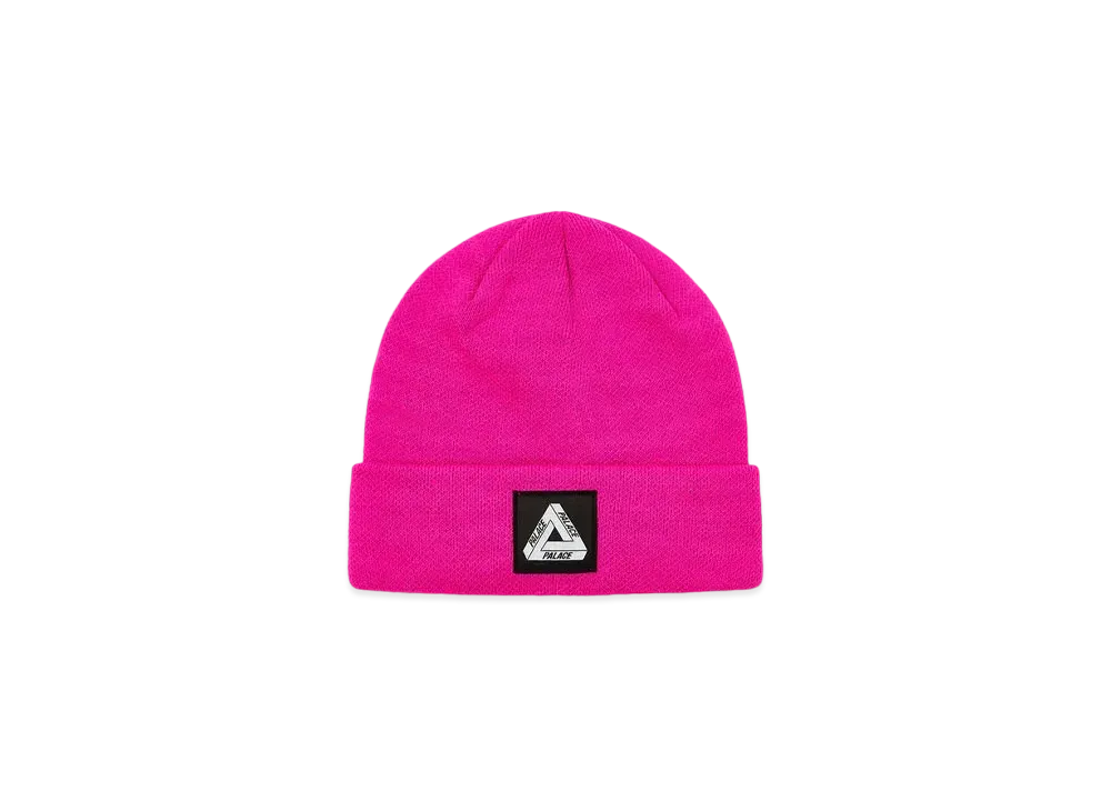PALACE Tri-Ferg Patch Beanie "Pink"