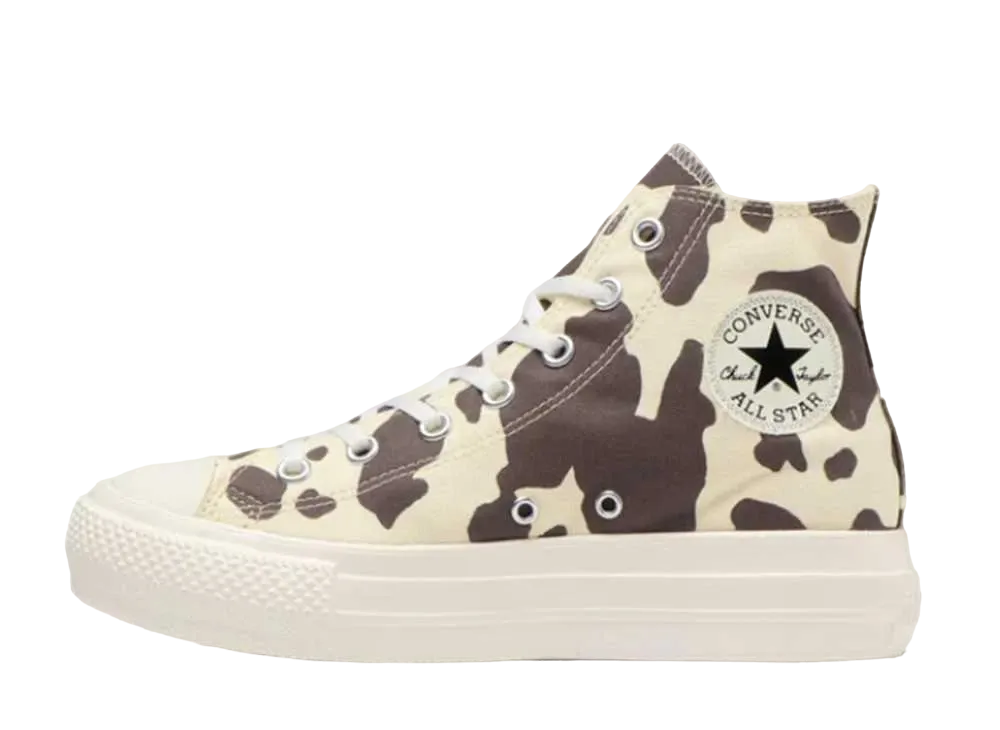 Converse Canvas All Star Light Plts Cowspot Hi "Off-White"
