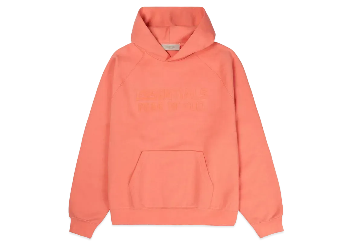 FEAR OF GOD ESSENTIALS Hoodie "Coral"