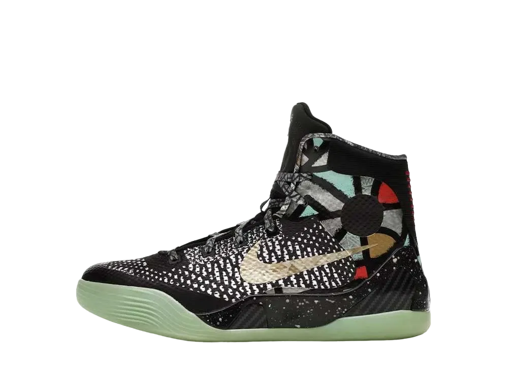 Nike GS Kobe 9 Elite NOLA Gumbo League Maestro "Black/Metallc Gold"