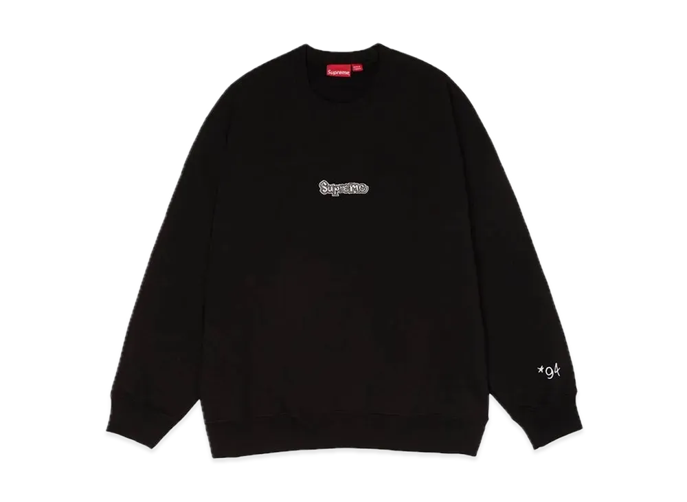 Supreme Gonz Logo Crewneck "Black"