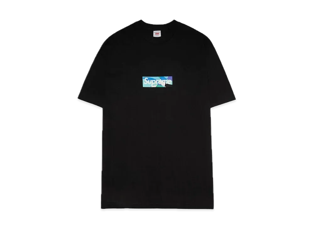 Supreme / Emilio Pucci® Box Logo Tee "Black/Blue"