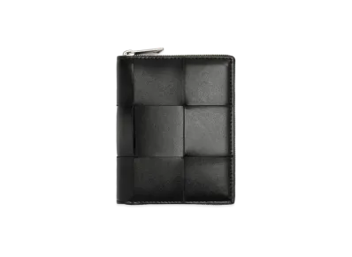 Bottega Veneta Zip Around Wallet "Black"