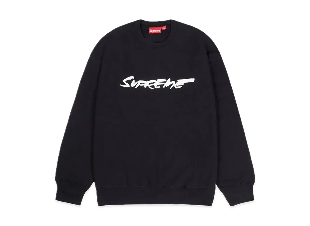 Supreme Futura Logo Crewneck "Black"