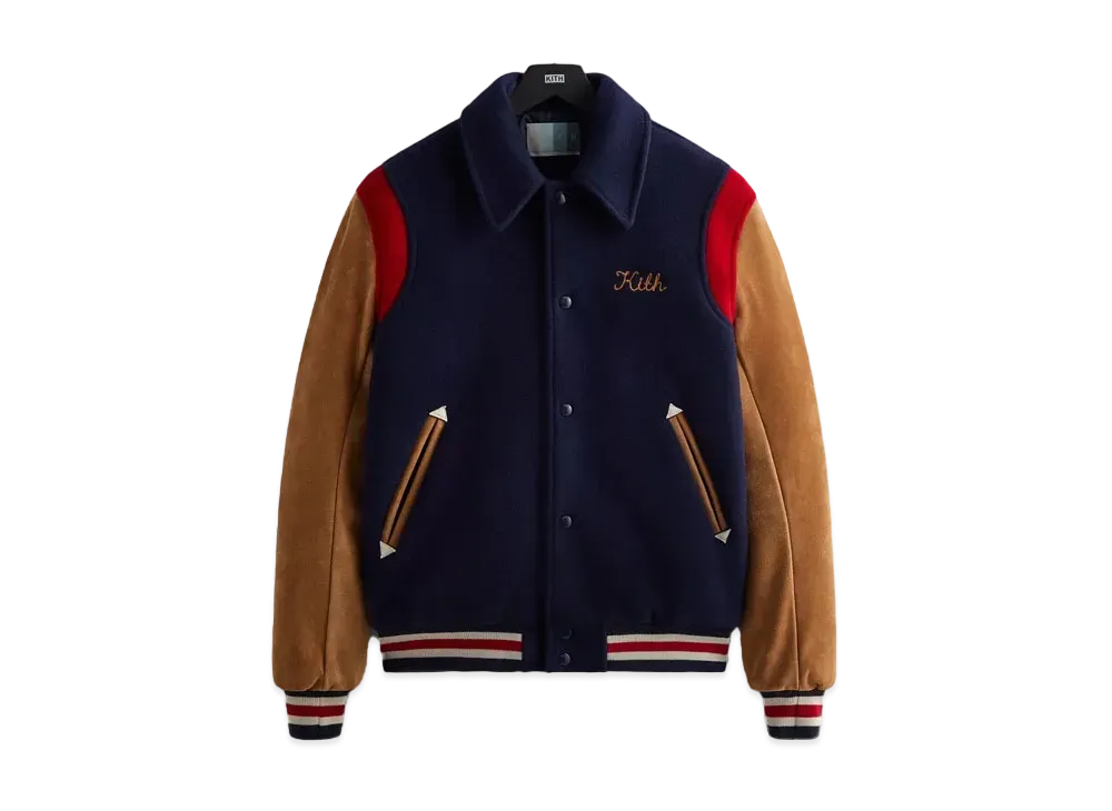 Kith Varsity Wool Coaches Jacket "Nocturnal"