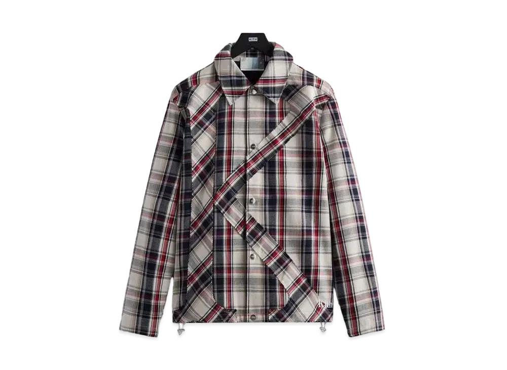 Kith Plaid Initial K Jacket "Oat" KHM010253