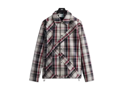 Kith Plaid Initial K Jacket "Oat" KHM010253