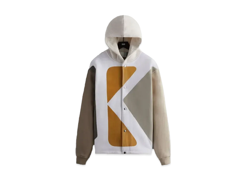 Kith Initial K Hooded Coaches Jacket "Ashlar"